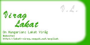 virag lakat business card